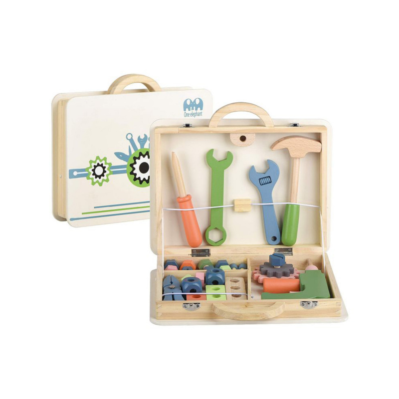Aga4Kids Holz-Werkzeugkoffer