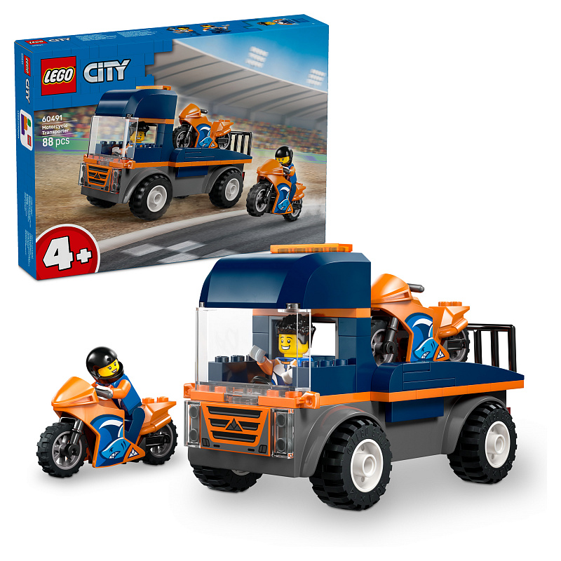 LEGO® City 60491 Motorradtransporter