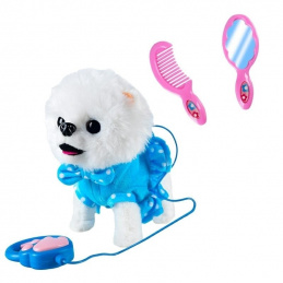 B24F INTERAKTYWNY PLUSZOWY PIESEK ZE      SMYCZĄ