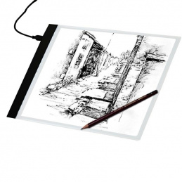 Q78B  TABLICA DESKA KREŚLARSKA A4 LED