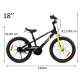 RoyalBaby 2in1 Fahrrad + Geländerad 18 Freestyle RO0155 universal