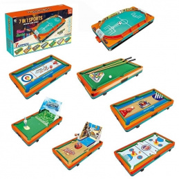 B7C3 ZESTAW GIER SPORTOWYCH 7W1           PIŁKARZYKI BILARD HOKEJ