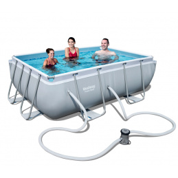 Bestway Power Stahlrahmen 2,82 x 1,96 x 0,84 m 56629 + Kartuschenfilterung