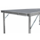 Aga Campingtisch, Gartentisch, Klapptisch 120x60x54/60/70 cm Grau