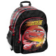 Paso School Set Dreikammer-Rucksack mit Federmäppchen Cars