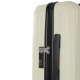 Aga Travel  Reisekofferset Hartschalenkoffer, Doppeltragegriff mit Zahlenschloss, Trolley Reisekoffer 3tgl 4 Rollen Reisekoffer MR4666 Beige