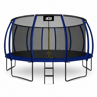 Aga SPORT EXCLUSIVE Trampolína 500 cm Tmavě modrá + ochranná síť + žebřík
