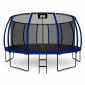 Aga SPORT EXCLUSIVE Trampolína 500 cm Tmavě modrá + ochranná síť + žebřík