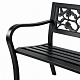Aga Metall-Gartenbank 125x53x77 cm