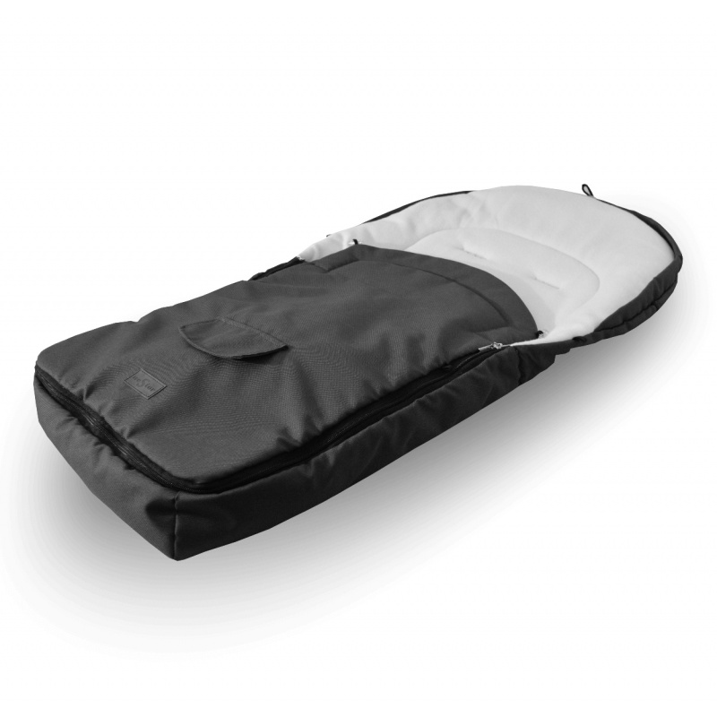 Aga Kinder Fußsack Classic Polar Nur Grau