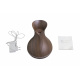 Aga Aroma Diffuser MRDI05 mit Led-Beleuchtung mit wechselnden 7  Farben, Luftbefeuchter, Raumbefeuchter Dunkelbraun