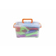 Aga4Kids Kinetischer Sand 3 kg mit Sandkasten und Förmchen