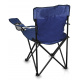Aga Klappstuhl MR2001 – Campingstuhl & Angelstuhl mit Getränkehalter & Tragetasche, bis 120 kg Blau Faltbar Stuhl, Gartenstuhl