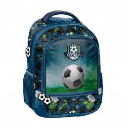 Paso Schulrucksack mit zwei Fächern Fußball