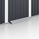 Aga Gartenhaus 238x132x180 cm Dunkelgrau