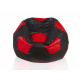 Aga Sitzsack Relaxationbag BALL XXXL Rot - Schwarz