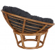 Aga Rattan-Sessel PAPASAN Dunkelgrau