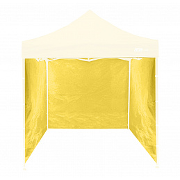 Aga Seitenwand zum Verkaufsstand 2x2m Gelb