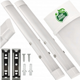 2x Přisazené LED stropní svítidlo 120cm - 230V - 40W - IP20 - neutrální bílá