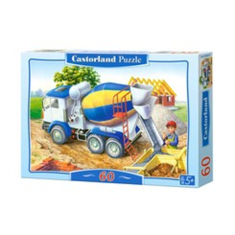 CASTORLAND Puzzle 60 Teile - Baustelle
