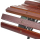 Linder Exclusiv Gartenbank Parkbank Gartenmöbel Holzbank MC4415 150x70x81 cm