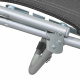 Aga Klappbarer Garten-Liegestuhl MR4255-Grey