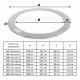 Aga Trampolin Randabdeckung 496 cm 16 ft Tricolour, Randschutz, Trampolinzubehör, Federabdeckung für Trampolin