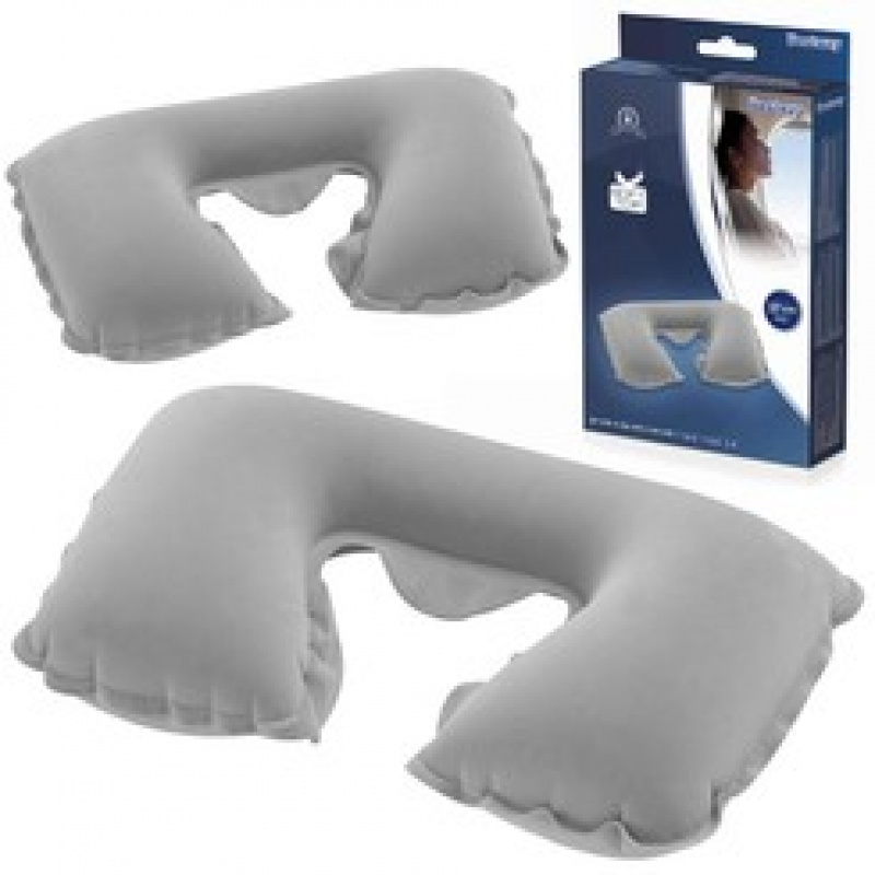 Bestway Travel Aufblasbares Kopfkissen 67006 Grau