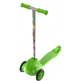 Doloni Kinder-Roller mit drei Rädern Grün