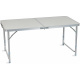 Linder Exclusiv Camping Klapptisch aus Aluminium mit Tragegriff 120x60x54/70 cm