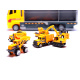 Aga Transporter + Metallwagen Baumaschinen