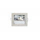 SMART Deckenstrahler Deckenleuchte Deckenlampe BRG70450 schwenkbar - Aluminium - quadratisch - Chrom