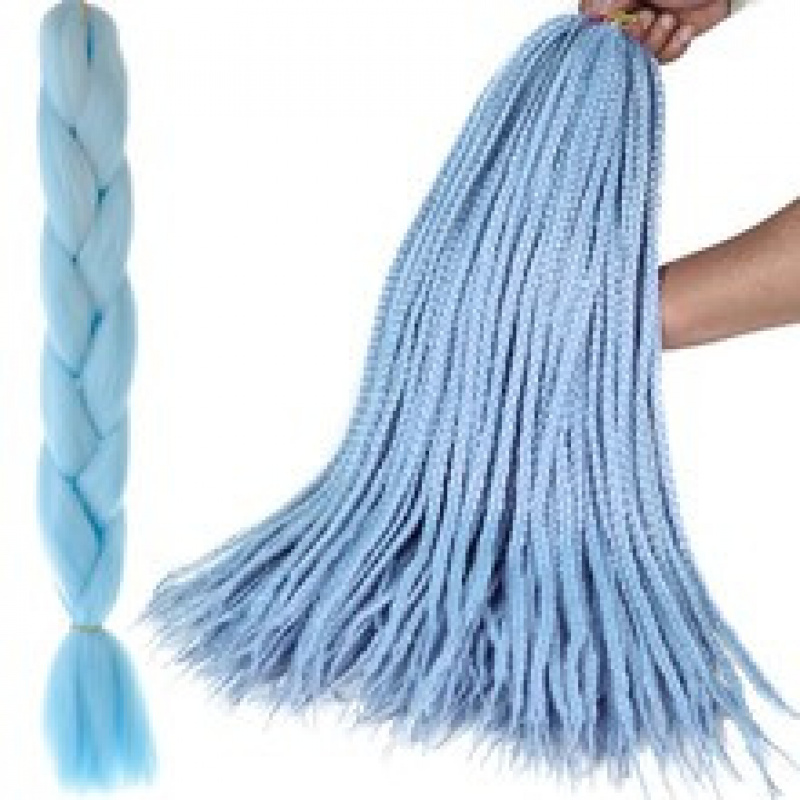 Haar Canel synthetische Zöpfe Ombre blau ISO