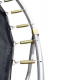 Legoni Trampolin 244 cm 8 ft Hellgrün + Indoor-Schutznetz + Leiter