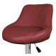 Aga Barhocker Burgundy  aus Kunstleder 360° drehbar höhenverstellbar, Barstuhl, Küchenhocker, Barhocker, Barstuhl, Bistrohocker