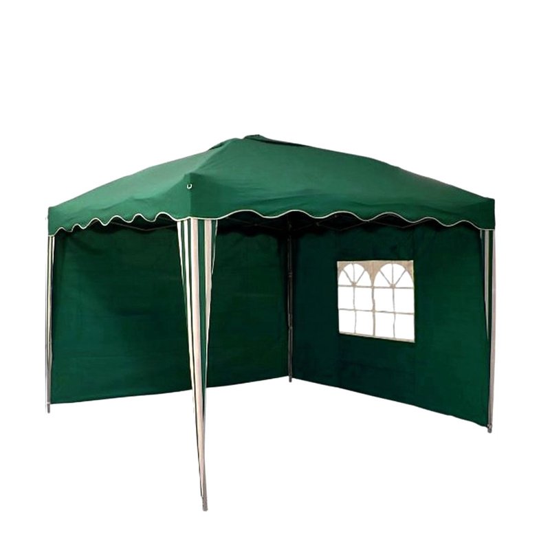 Linder Exclusiv ALU Gartenlaube 3x3 m PO2407 Grün