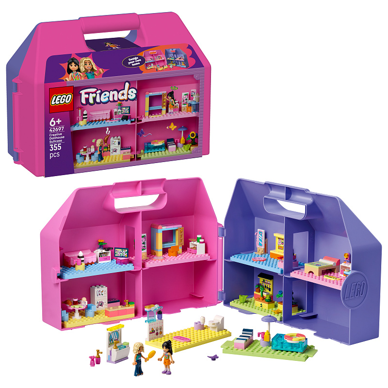 LEGO® Friends 42697 Kreativer Puppenhauskoffer