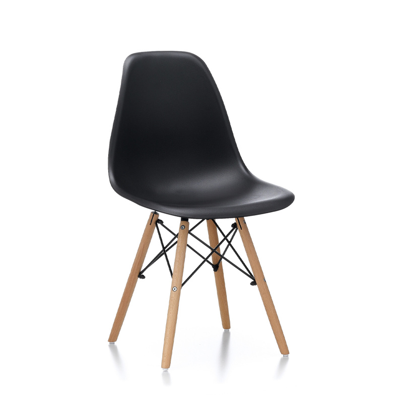 Aga Esszimmerstuhl,Skandinavischen Design,Küchestuhl Schwarz
