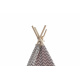 Aga4Kids Kinder Teepee Zelt Grau und Rosa