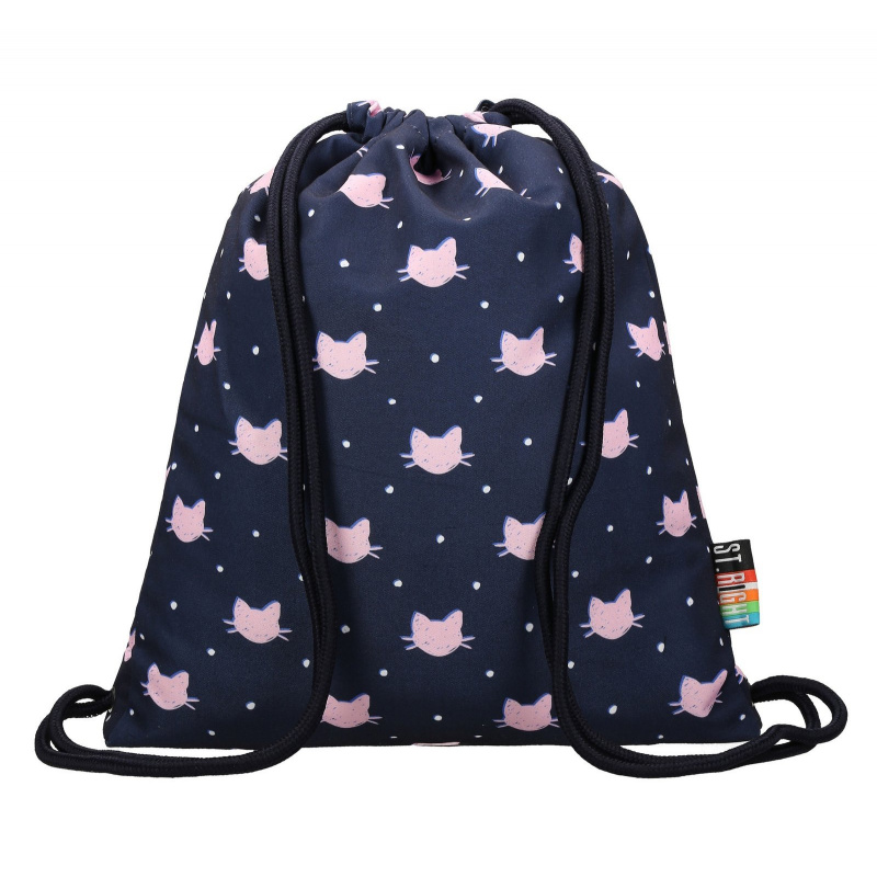 St.RIGHT  Rucksack Meow,Rückentasche,Schuhbeutel