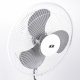 Aga Standventilator 43 cm Weiß, 3-Geschwindigkeitsstufen, Oszillation, Verstellbare höhe, 45 W