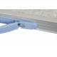 Linder Exclusiv Camping Klapptisch aus Aluminium mit Tragegriff für 2 bis 4 Personen  80x60x66,5 cm