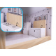 Aga Puppenhaus aus Holz + Möbel 80cm