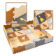 Aga Schaumstoff-Puzzlematte / Laufstall 36Stück Dinosaurier 143cm x 143cm x1cm