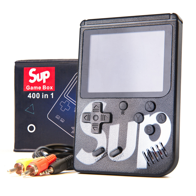 Aga Game Box 400 Spiele tragbare Konsole Schwarz