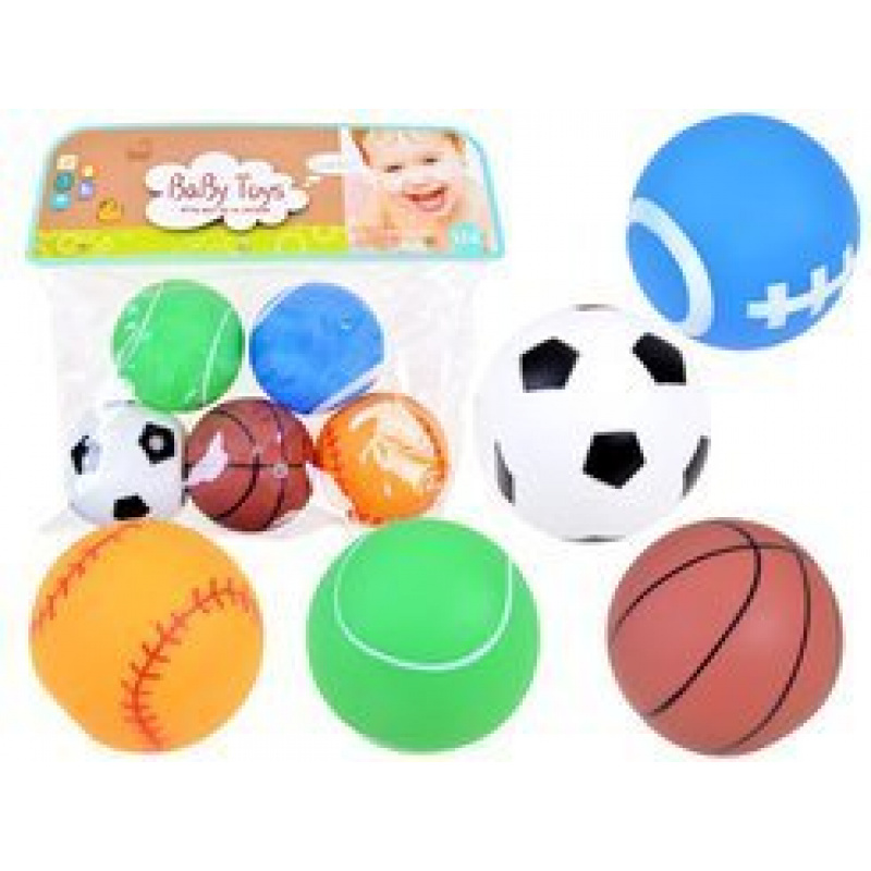 Gummibälle pfeifend 5er Set ZA3511
