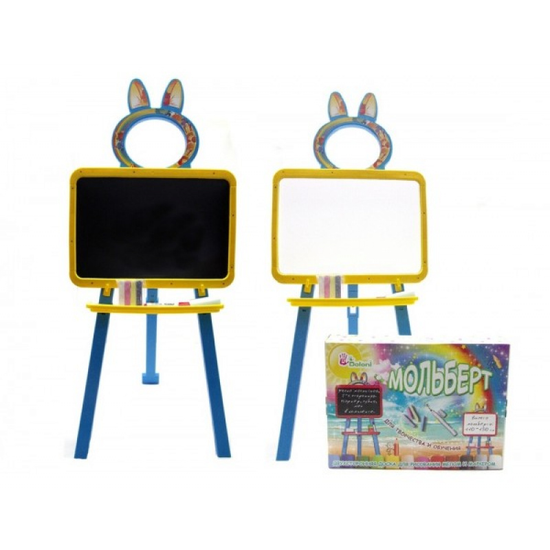 Doloni Magnetische Kunststofftafel Blau-gelb