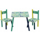 Aga Kindertisch mit Stühlen Dinosaurier