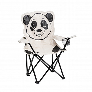 Linder Exclusiv Campingstuhl für Kinder Klappstuhl Gartenstuhl Kind Klappsessel Kinderklappstuhl Pandabär