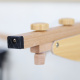 Habys Holz-Massageliege Beige